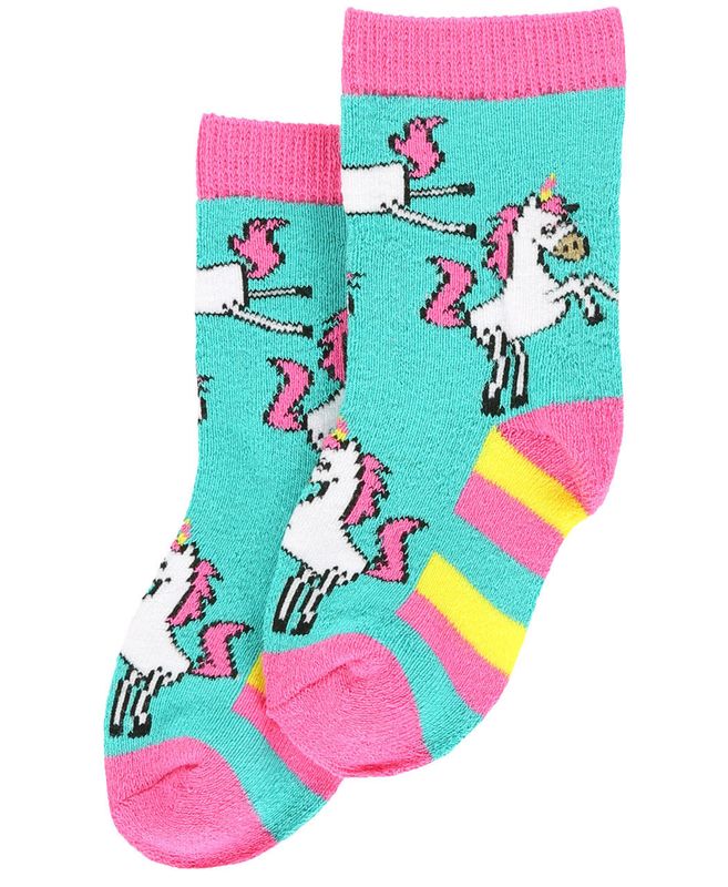 (SP) Lazy One Unicorn Infant Socks