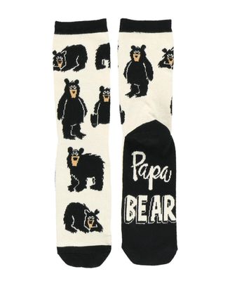 Lazy One Papa Bear Crew Sock: