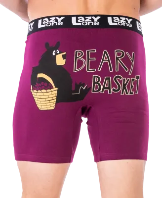 ^ Lazy One Beary Basket (Hucklebeary) Boxer Brief 