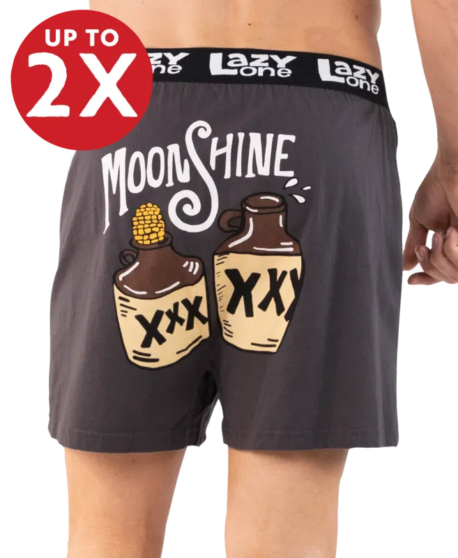 ^ Lazy One Moonshine Funny Boxer: