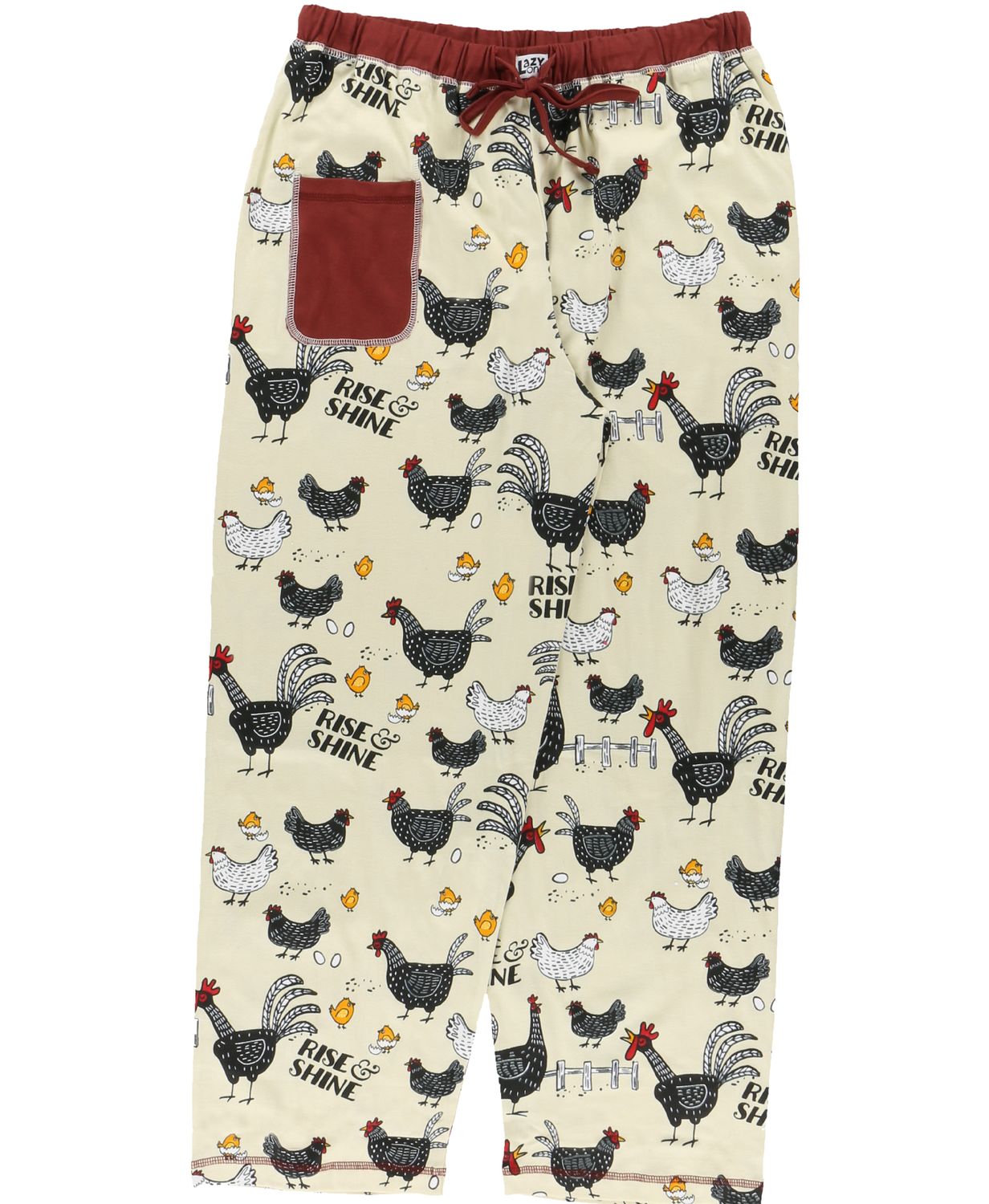Lazy One Chicken PJ Pant, Size: XS