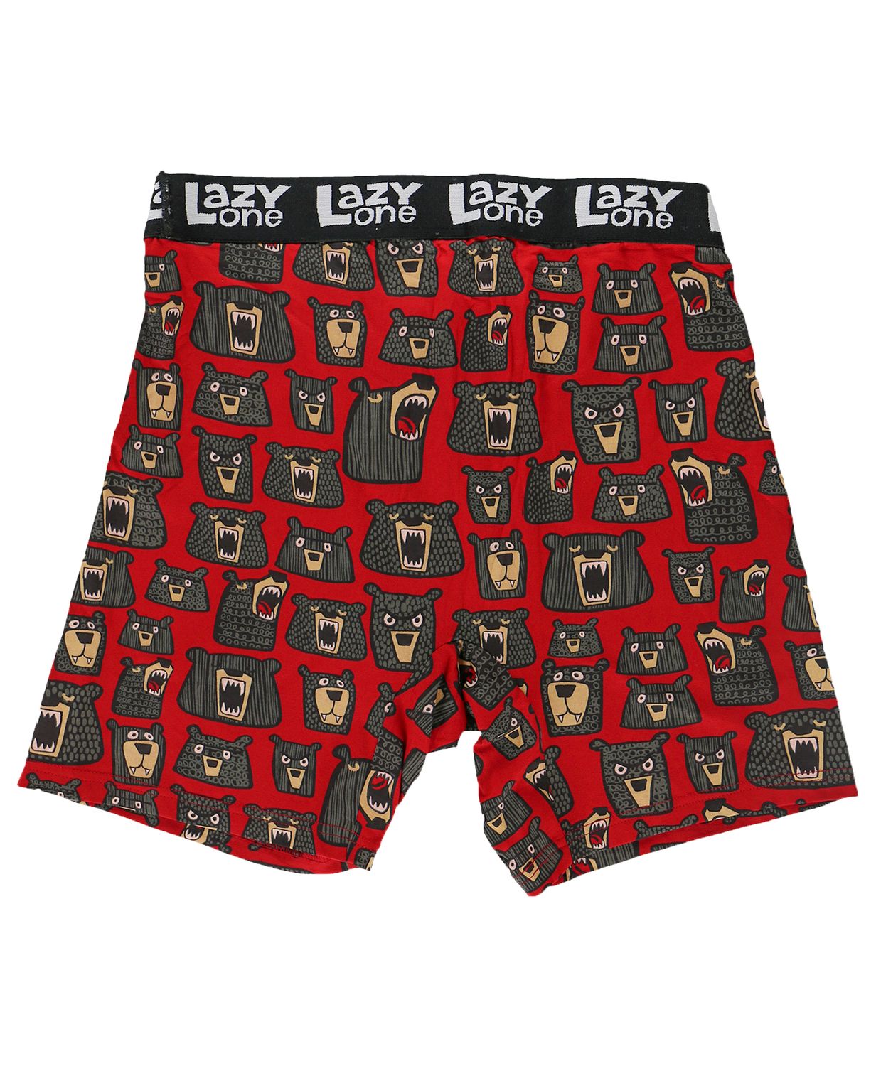 Lazy One Don't Wake Bear Boxer Brief:, Size: S