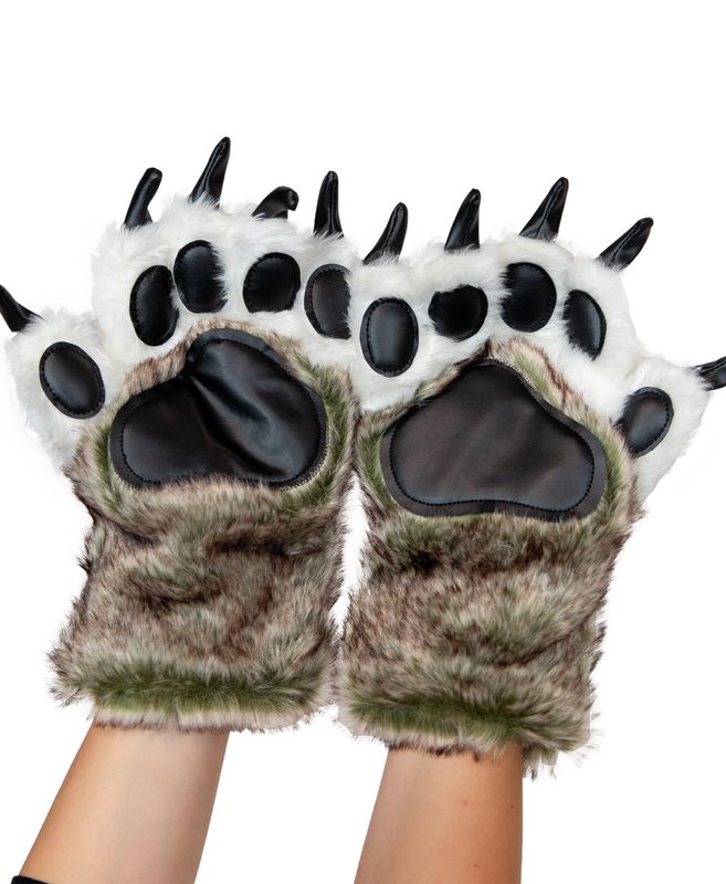 Lazy One Wolf Paw Mitts: