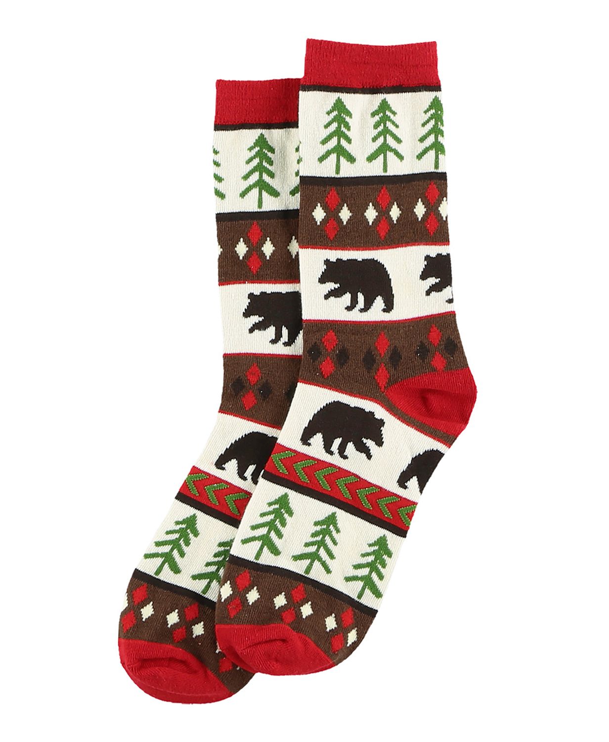 Lazy One Bear Essentials Crew Sock, Size: XL