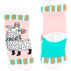 ^(SP) Lazy One Llama Infant Socks, Size: 6-12 M