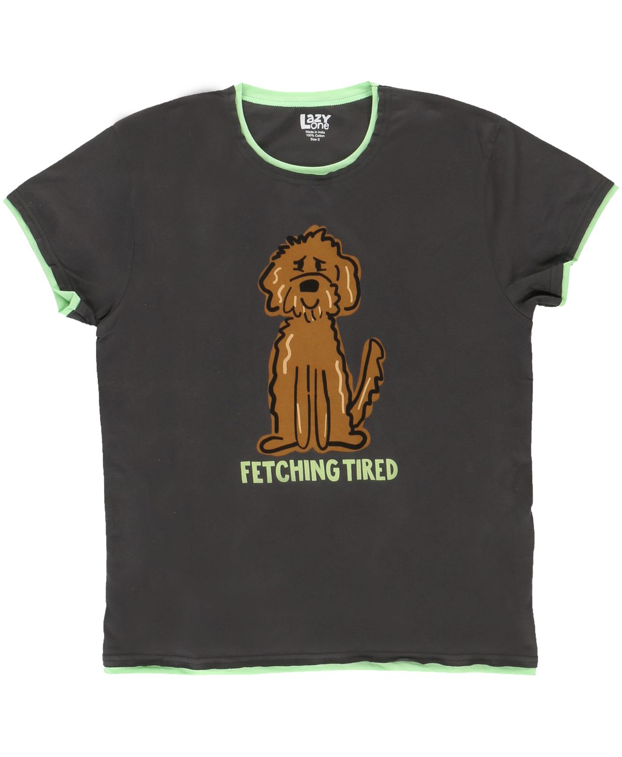^Lazy One Fetching Tired Women's PJ Tee, Size: XS