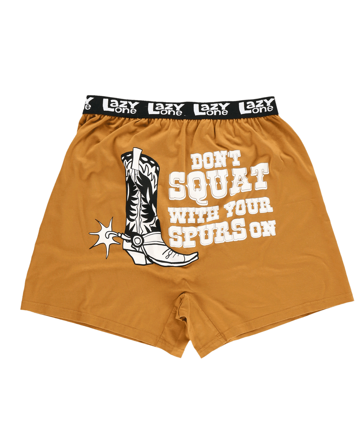^ Lazy One Don't Squat Funny Boxer:, Size: S