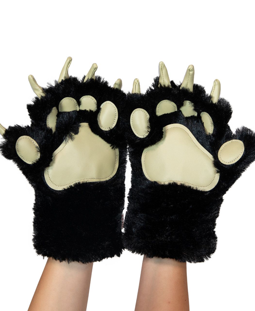 Lazy One Black Bear Paw Mitts: