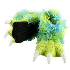 Lazy One Green Monster Paw Slipper, Size: XS