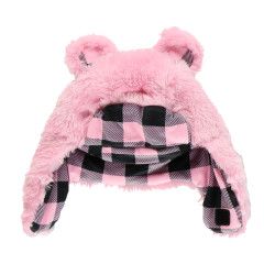 Pink Bear Critter Cap, Size: S