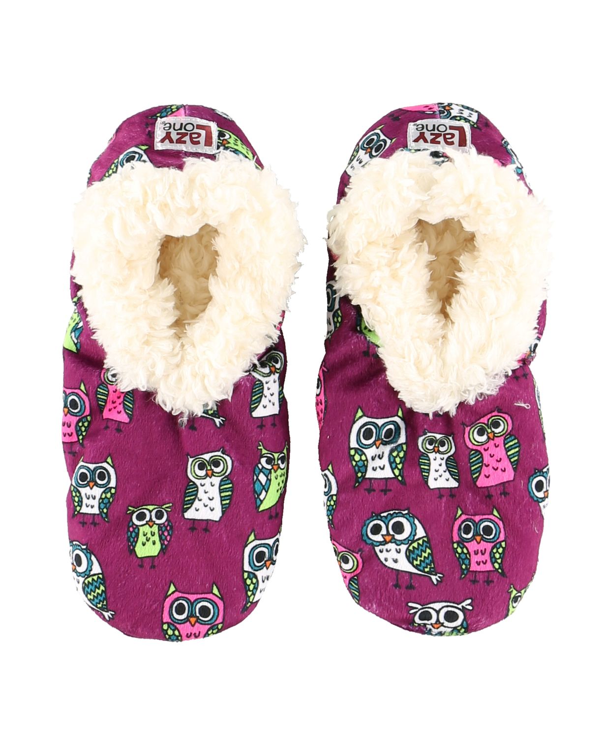 ~Lazy One Owl Fuzzy Feet, Size: S/M