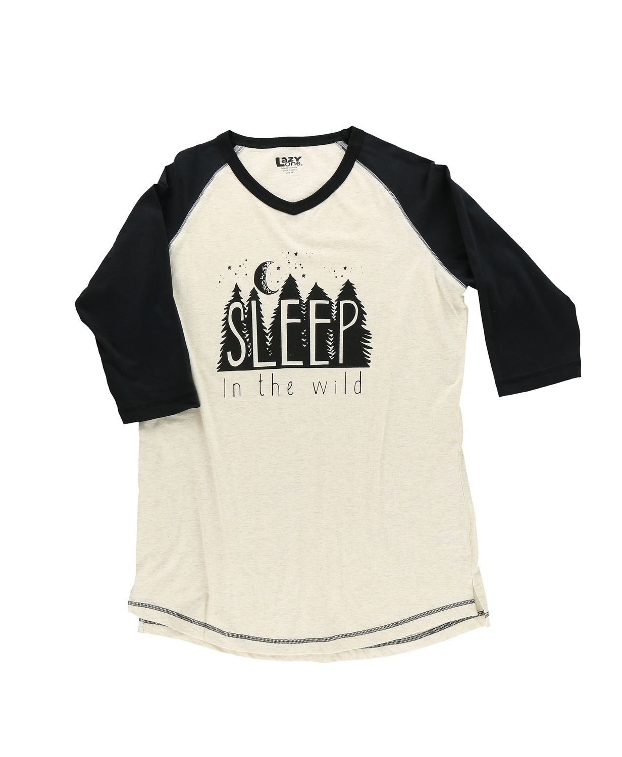 ^Lazy One Sleep in the Wild PJ Tall Tee , Size: XS