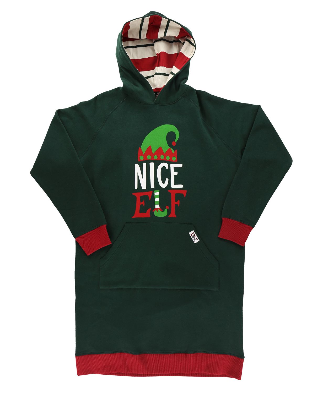 Lazy One Nice Elf Sleep Hoodie, Size: S/M
