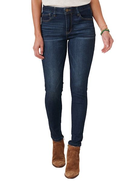 Democracy 28/10 Modern "Ab" High Rise Ankle: , Color: Indigo:, Size: 4