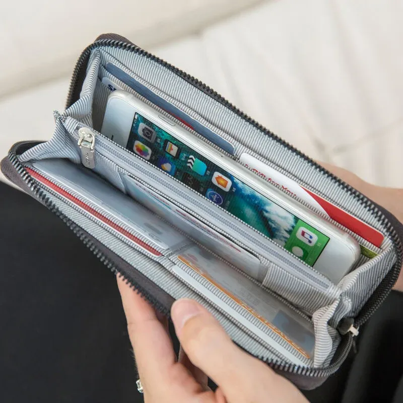 Travelon RFID Blocking Single Zip Wallet: