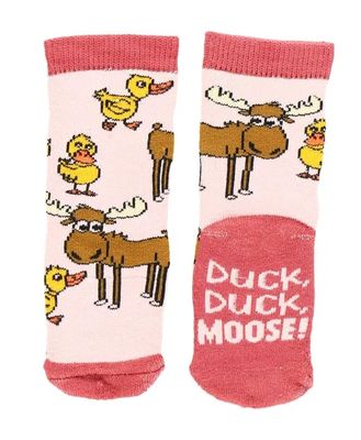Lazy One Duck Duck Moose Infant Socks: