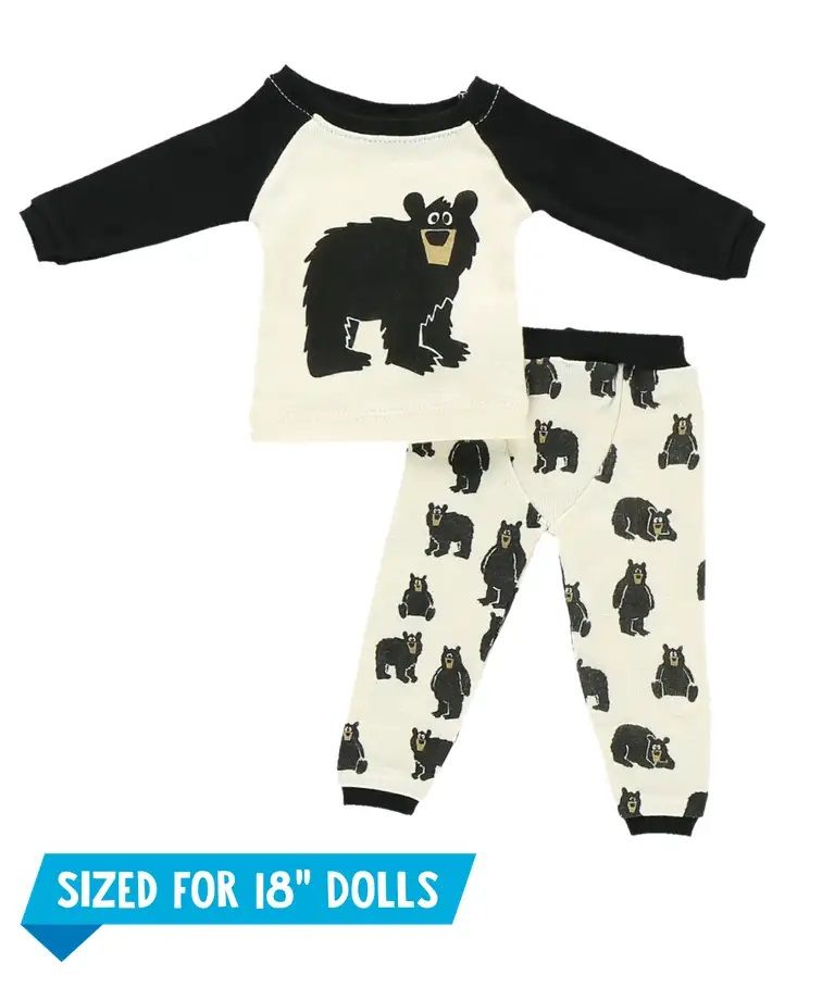 (P) Matching Doll PJs:, Design: ^Family Bear