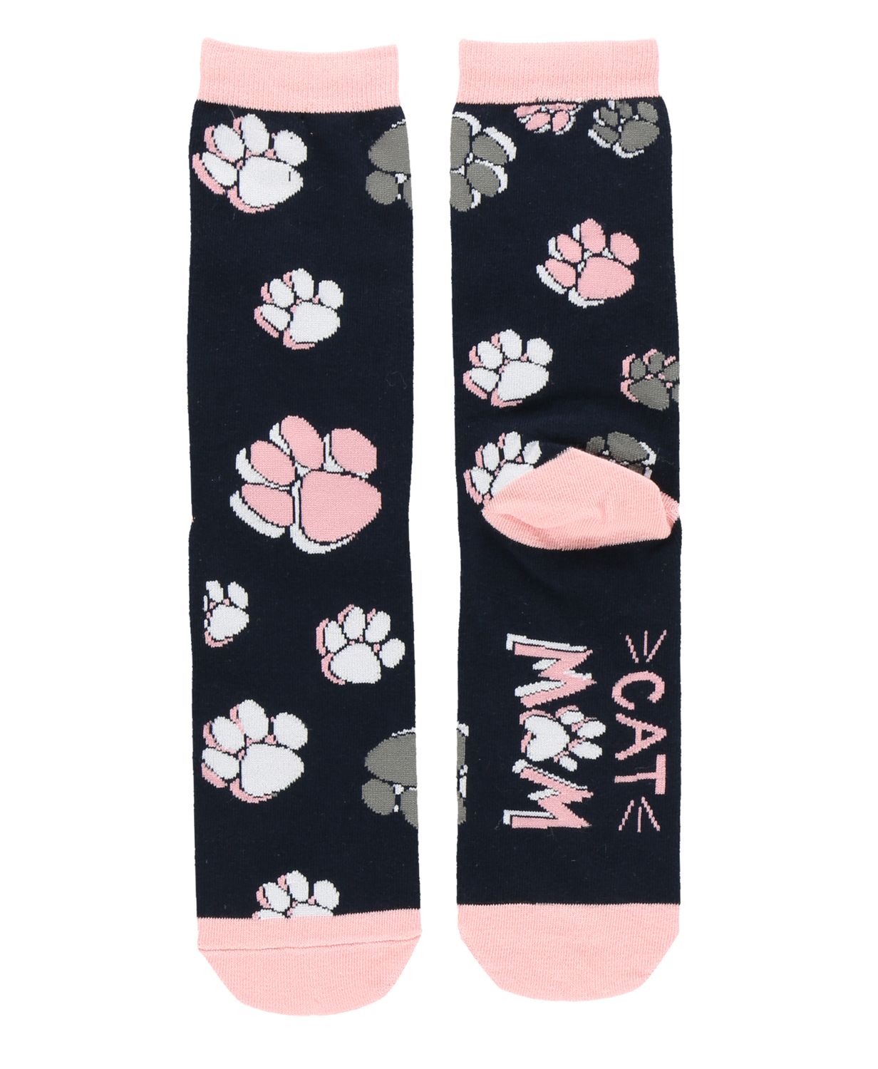 Lazy One Cat Mom Crew Sock, Size: One Size