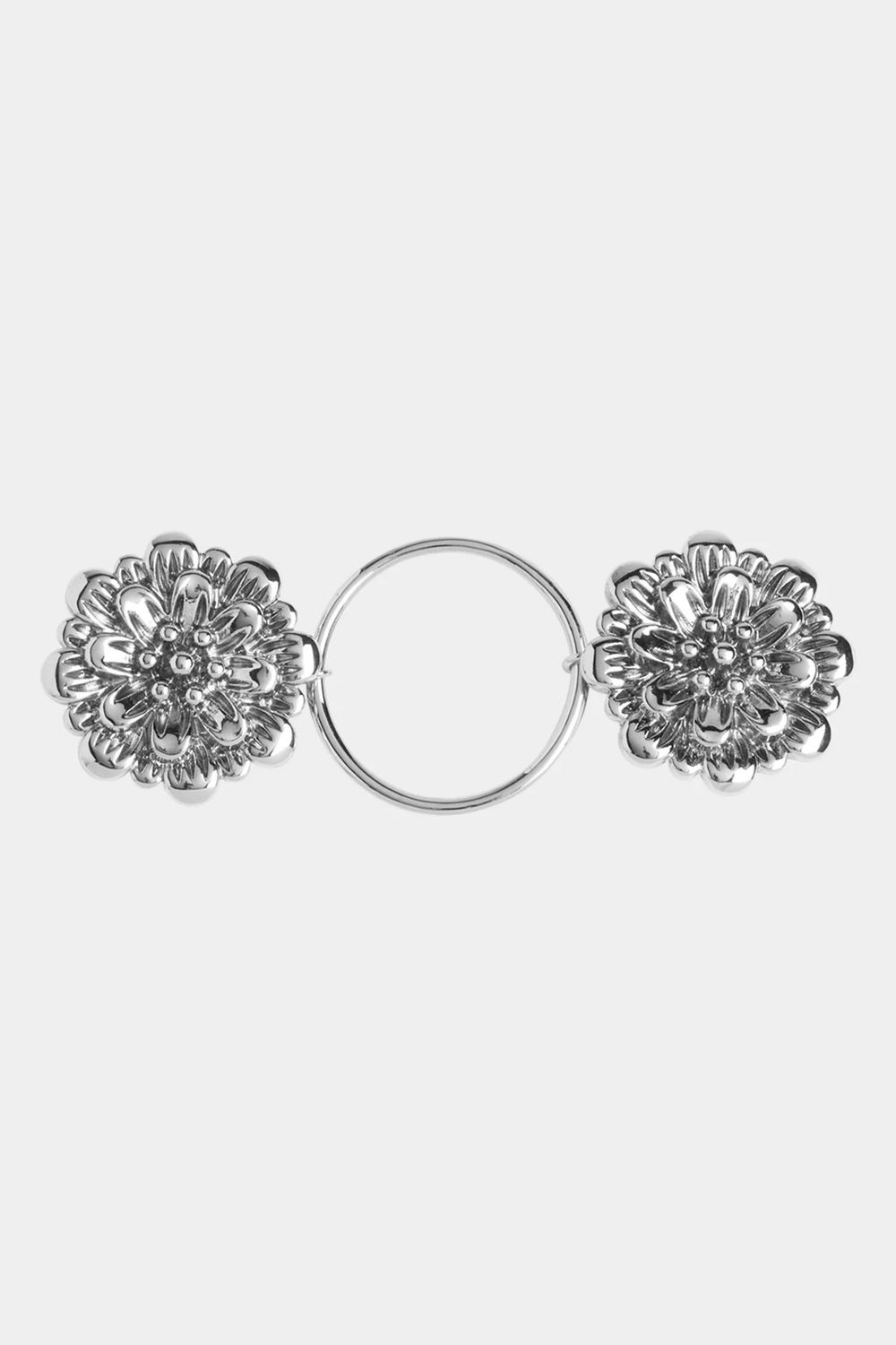 C+C Embrace Fashion Fastener:, Design: Raised Flower