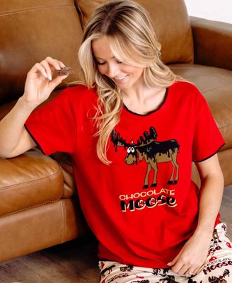 Lazy One Chocolate Moose PJ Tee: