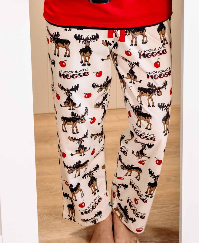 Lazy One Chocolate Moose Women's Regular Fit PJ Pant: