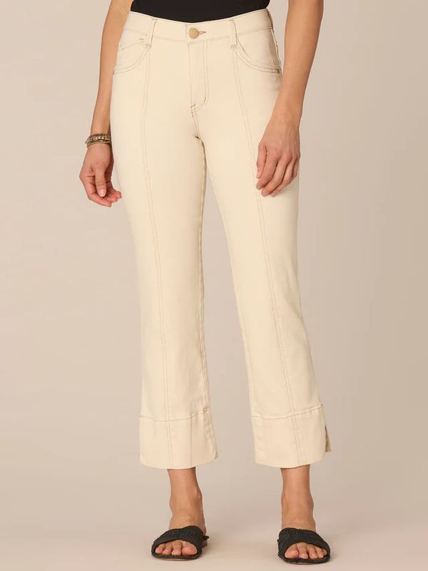 ^Democracy 26.5/16 Ab Sol Kick Flare Pant with Side Slit: