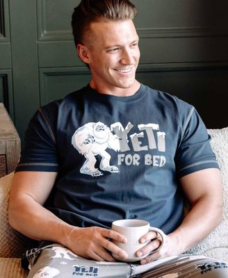 Lazy One Yeti For Bed Men's PJ Tee:
