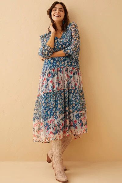 Myra Cora Kaye Drop Waist Dress