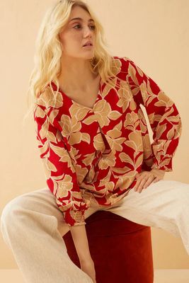 Myra Aurelia V-Neck Top