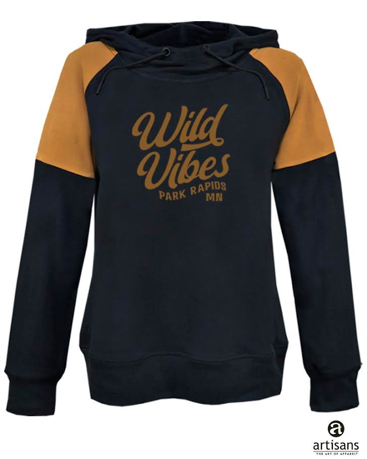 Colorblock Hoodie "Wild Vibes":