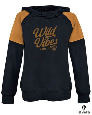 Colorblock Hoodie "Wild Vibes":