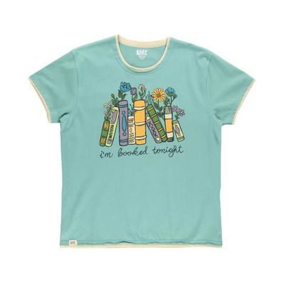 Lazy One Booked PJ Tee: