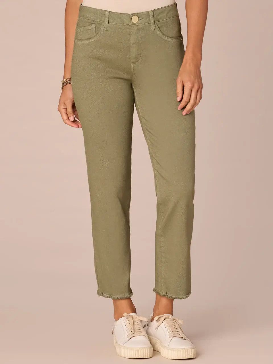 ^Democracy "Ab" Sol Slim Straight Cascading "D":, Color: Lily Pad:, Size: 16