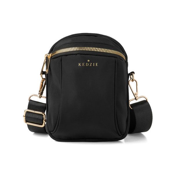 Kedzie Midtown Crossbody:, Color: Black