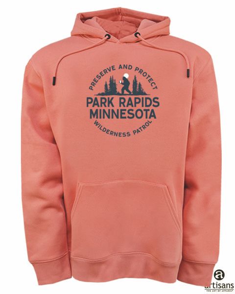 A-Team Hoodie "Preserve and Protect":, Color: Hibiscus:, Size: Small