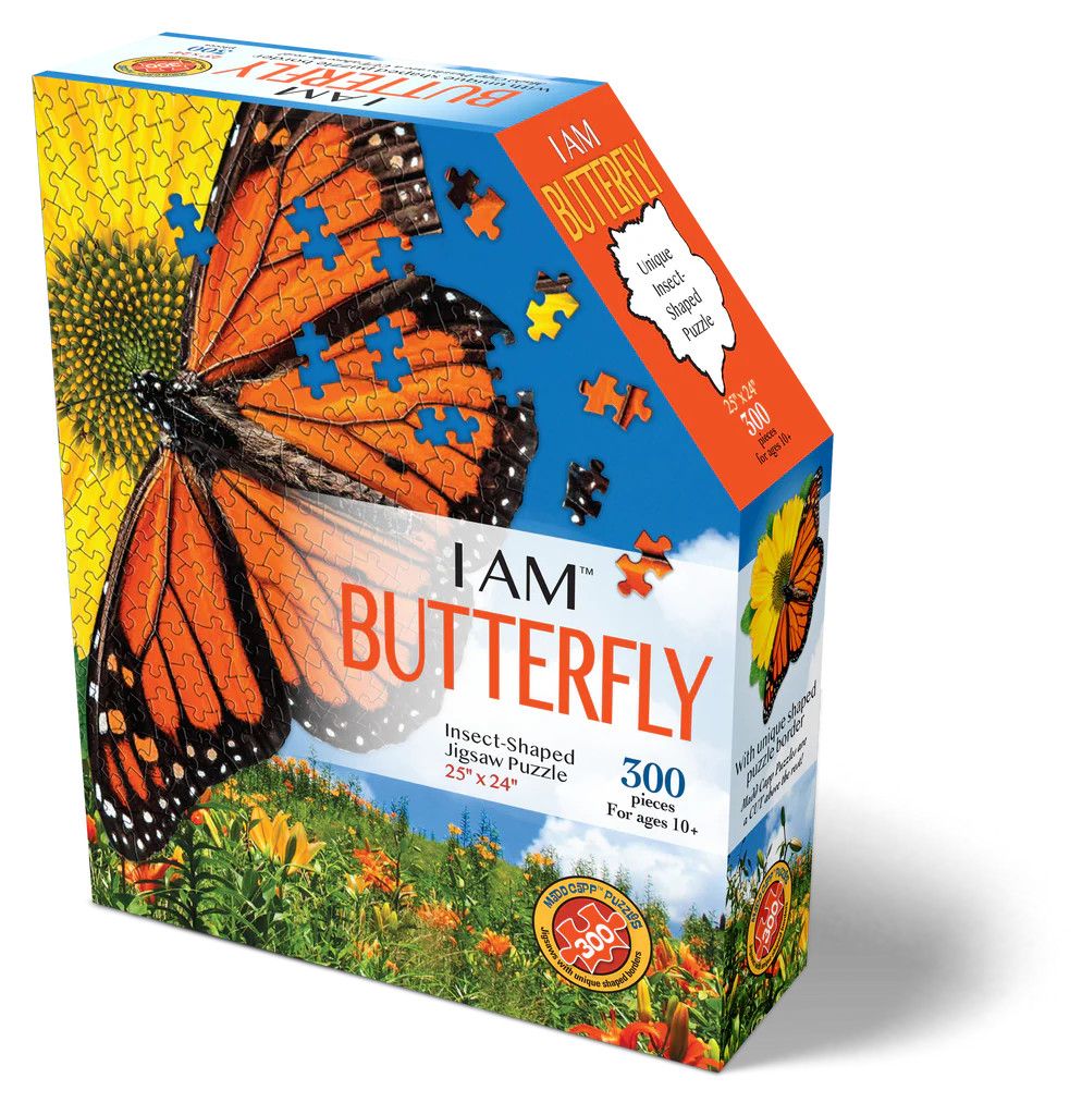 I Am 300 Piece Puzzle:, Design: Butterfly