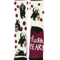 Lazy One Hucklebeary Crew Sock: