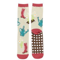 Lazy One Love My Bed Gardening Crew Sock: