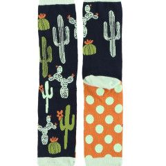 ~Lazy One Stuck in Bed Blue Crew Sock: