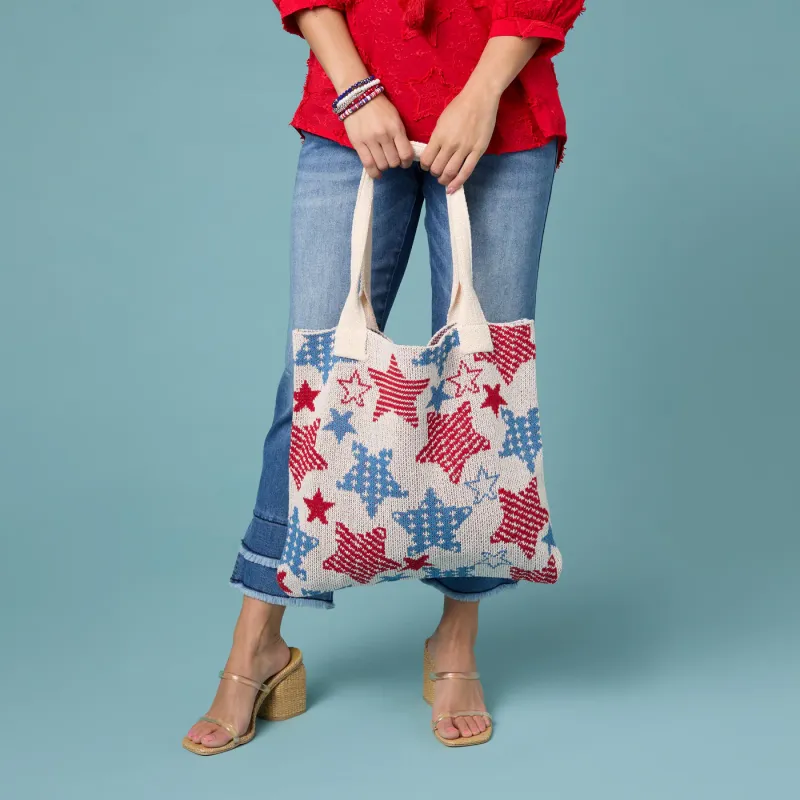 Coco + Carmen Knitted Tote: