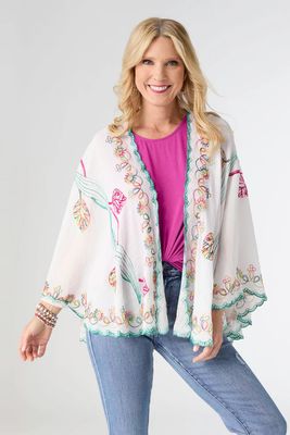 Coco +Carmen Jovie Wrap w/Embroidery