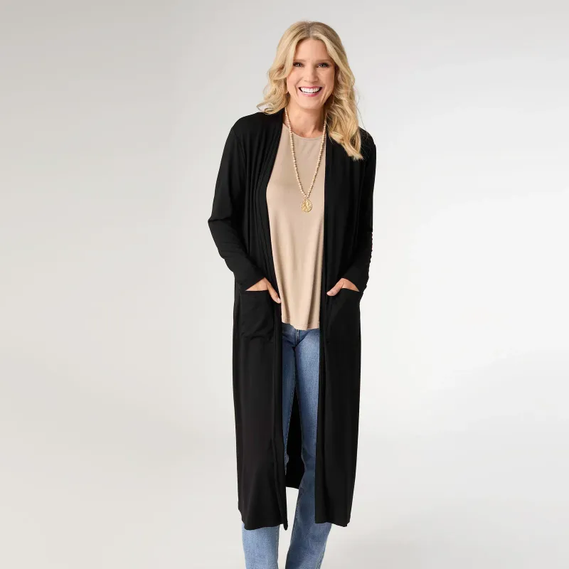 Coco + Carmen Soft Landing Long Sleeve Cardigan: