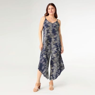 Coco + Carmen Christy Casual Romper w/ Adjustable Straps: