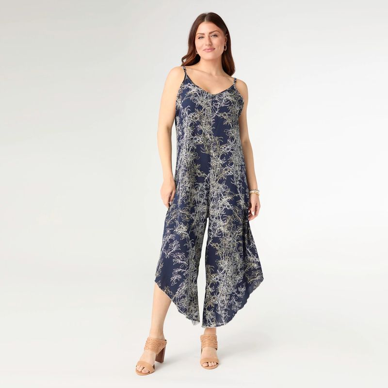 Coco + Carmen Christy Casual Romper w/ Adjustable Straps: