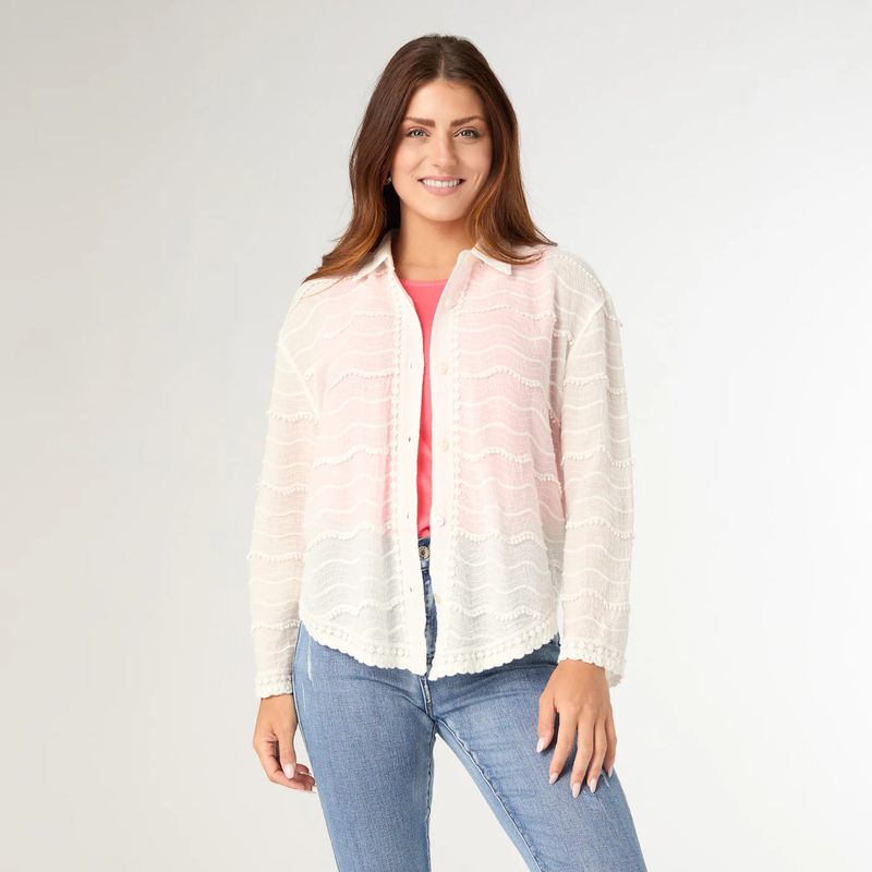 Coco + Carmen Jenny Button Front Top: