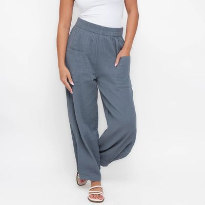 Elsie &amp; Zoey Jasmine Gauze Tapered Pants
