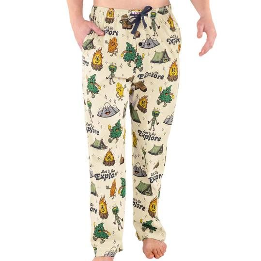 Lazy One Let's Go Explore (Vintage Camping) PJ Pant: