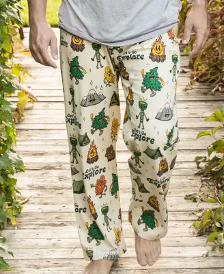Lazy One Let's Go Explore (Vintage Camping) PJ Pant: