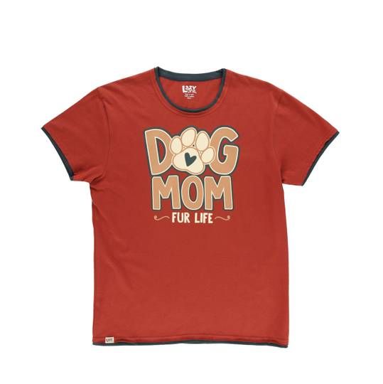 Lazy One Dog Mom Fur Life PJ Tee 