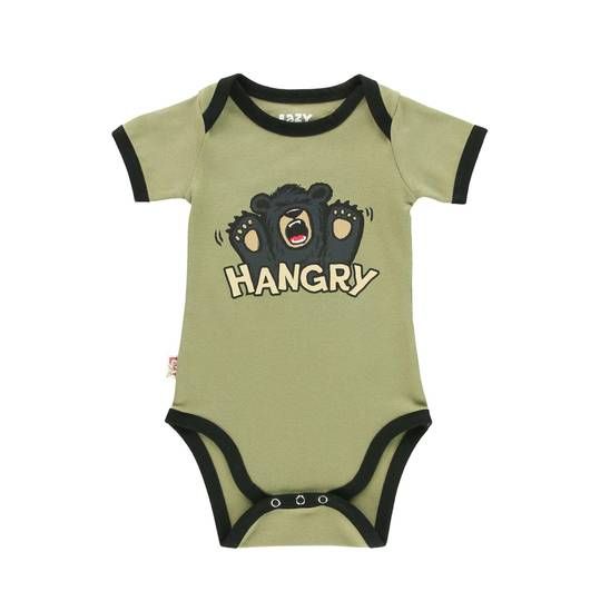 Lazy One Hangry Infant Creeper Onesie
